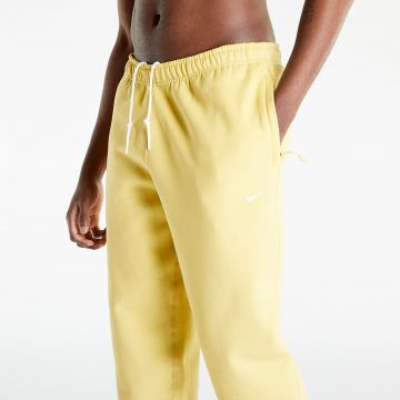 NikeLab Solo Swoosh Men's Fleece Pants Saturn Gold/ White