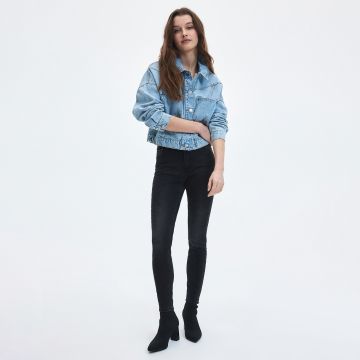 Reserved - Blugi slim push up - Negru Reserved - Blugi slim push up - Negru
