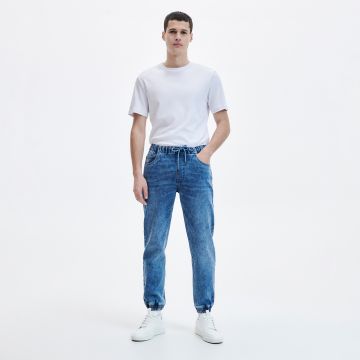 Reserved - Pantaloni jogger slim - Albastru