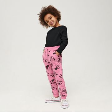 Sinsay - Pantaloni de trening Minnie Mouse - Roz