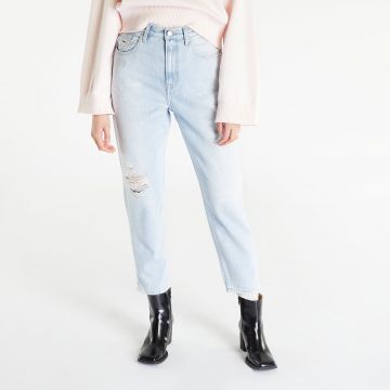 Blugi Tommy Jeans Mom Jeans Ultra High Rise Tapered Denim Light