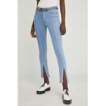 Answear Lab jeansi x colecția limitată SISTERHOOD femei medium waist