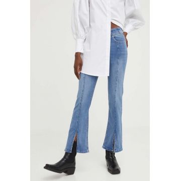 Answear Lab jeansi x colecția limitată SISTERHOOD femei medium waist