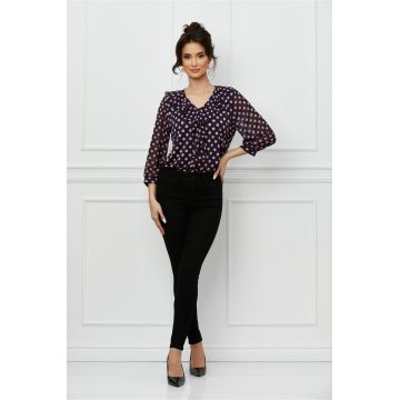 Blugi Hannelore negri skinny Blugi Hannelore negri skinny
