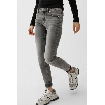 Blugi skinny cu talie medie