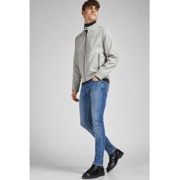Jack & Jones - Blugi slim fit cu aspect decolorat