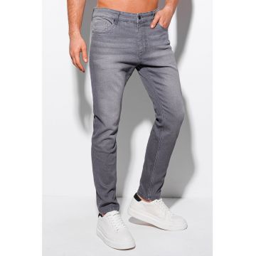 Blugi slim fit cu model cu 5 buzunare