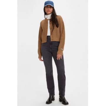 Blugi slim fit cu talie inalta 70's