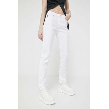 Love Moschino jeansi femei medium waist