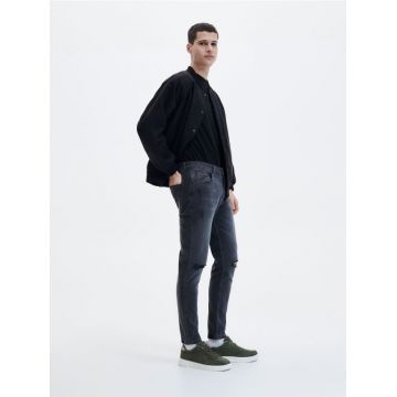 Reserved - Blugi carrot slim - gri