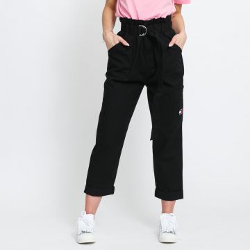 TOMMY JEANS W Paperbag Cargo Pant Black