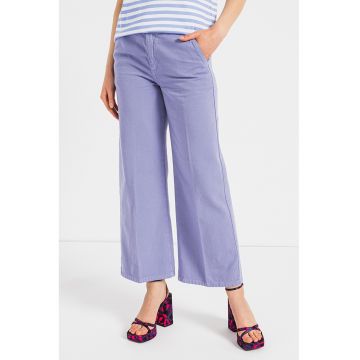 Blugi crop cu croiala conica