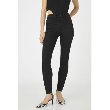 Blugi slim fit cu talie inalta Carmen