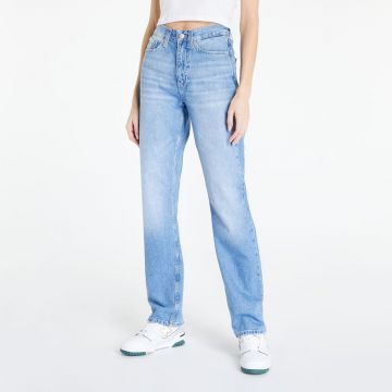 Calvin Klein High Rise Straight Jeans Denim Light