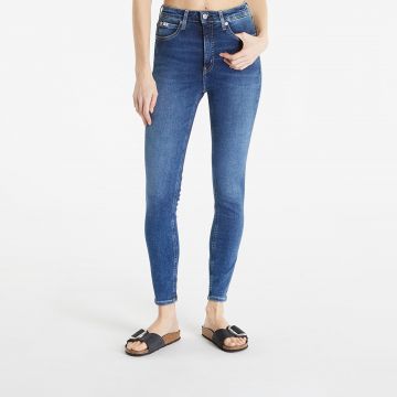 Calvin Klein Jeans High Rise Super Skinny Ankle Denim Dark