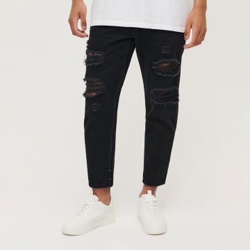 House - Blugi loose - Negru
