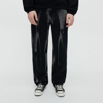 House - Blugi wide leg - Negru