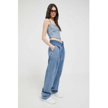 Karl Lagerfeld Jeans jeansi femei high waist