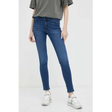 Mustang jeansi Style Shelby Skinny femei, culoarea albastru marin