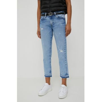 Pepe Jeans jeansi Jolie femei medium waist