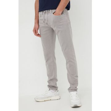 Pepe Jeans jeansi Stanley barbati, culoarea gri