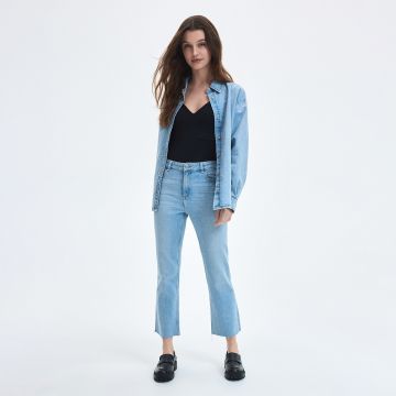 Reserved - Blugi flare - Albastru Reserved - Blugi flare - Albastru