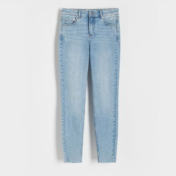 Reserved - Blugi slim cu talie medie - Albastru Reserved - Blugi slim cu talie medie - Albastru