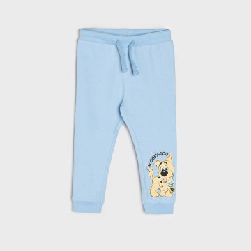 Sinsay - Pantaloni jogger cu Scooby Doo - Albastru