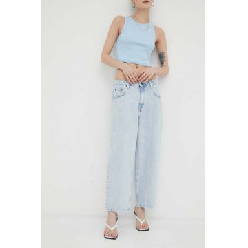 American Vintage jeansi femei high waist