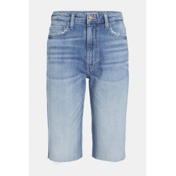 Bermude din denim cu aspect decolorat