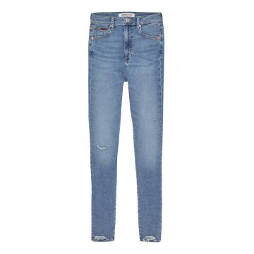 Blugi skinny cu talie inalta Sylvia