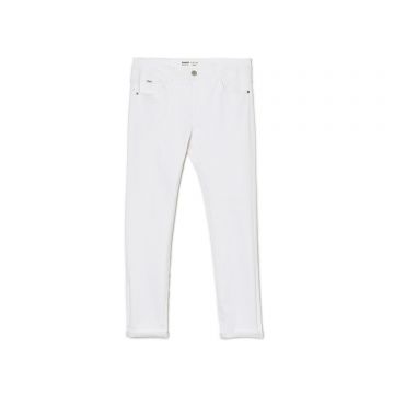 Cropp - Blugi skinny - Alb