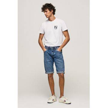 Pantaloni scurti de denim cu 5 buzunare