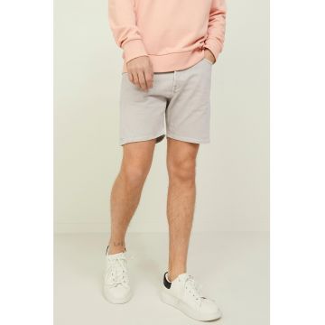 Pantaloni scurti de denim cu nasturi