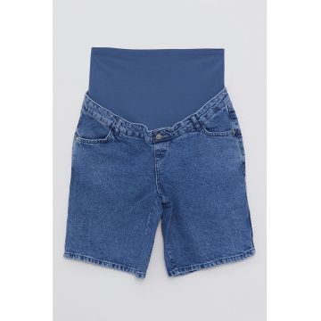 Pantaloni scurti de denim pentru gravide