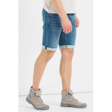 Pantaloni scurti din denim cu aspect decolorat Style Chicago