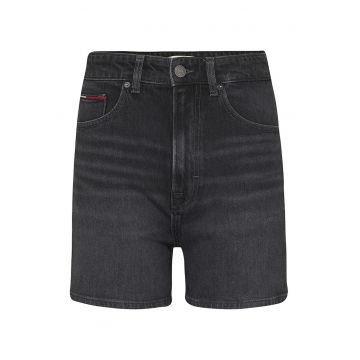 Pantaloni scurti din denim cu talie inalta