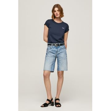 Pantaloni scurti relaxed fit din denim