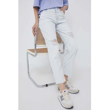 Pepe Jeans jeansi Celyn Sky femei high waist