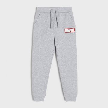 Sinsay - Pantaloni sport jogger Marvel - Gri deschis