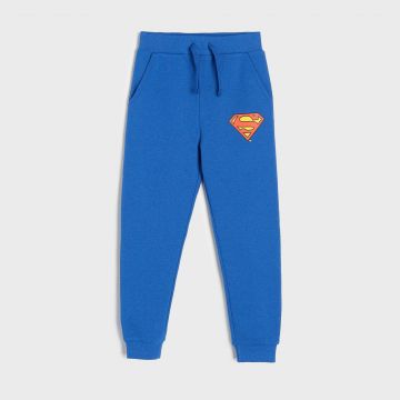 Sinsay - Pantaloni sport jogger Superman - Albastru