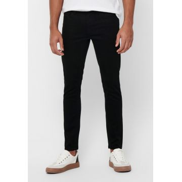 Blugi skinny cu 5 buzunare Blugi skinny cu 5 buzunare