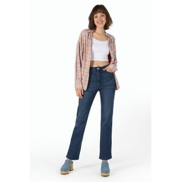Blugi regular fit cu talie medie Mila 792
