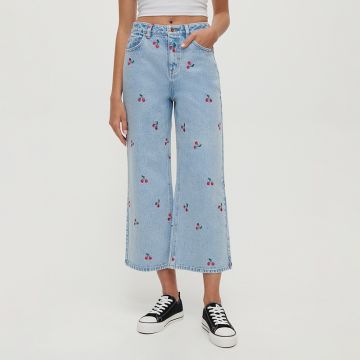 House - Fustă-pantalon din denim - Albastru