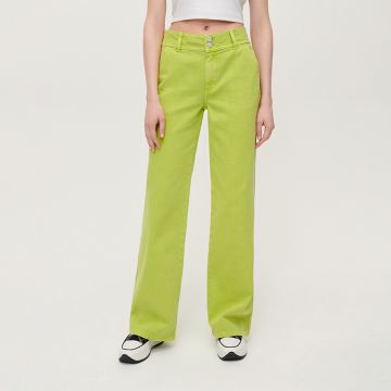 House - Pantaloni straight - Verde