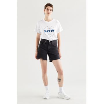 Pantaloni scurti de denim cu talie inalta 501®
