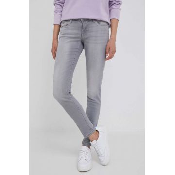 Pepe Jeans jeansi femei, culoarea gri