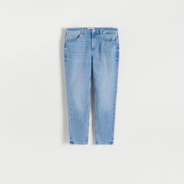 Reserved - Blugi carrot slim - Albastru