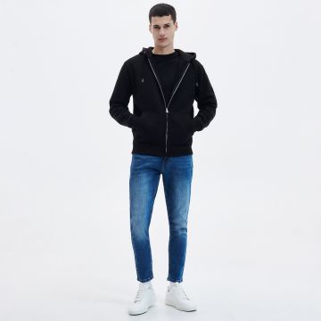 Reserved - Blugi carrot slim - Albastru