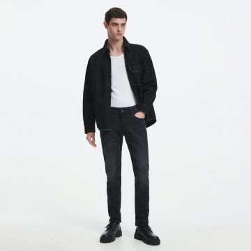 Reserved - Blugi slim fit - Negru